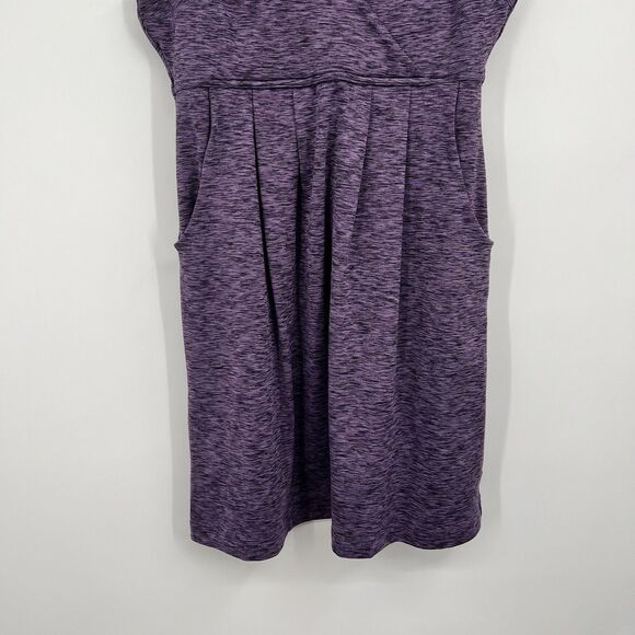 Eddie Bauer Purple Womens Vneck Petite Small Dress Pockets Outdoor Pickleball - Picture 11 of 14